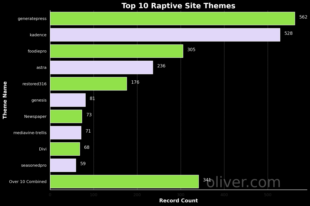 Best WordPress themes on Raptive